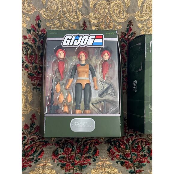 NEW Super 7 G.I. Joe ULTIMATES! Wave 3 SCARLETT Figure - Picture 2 of 7